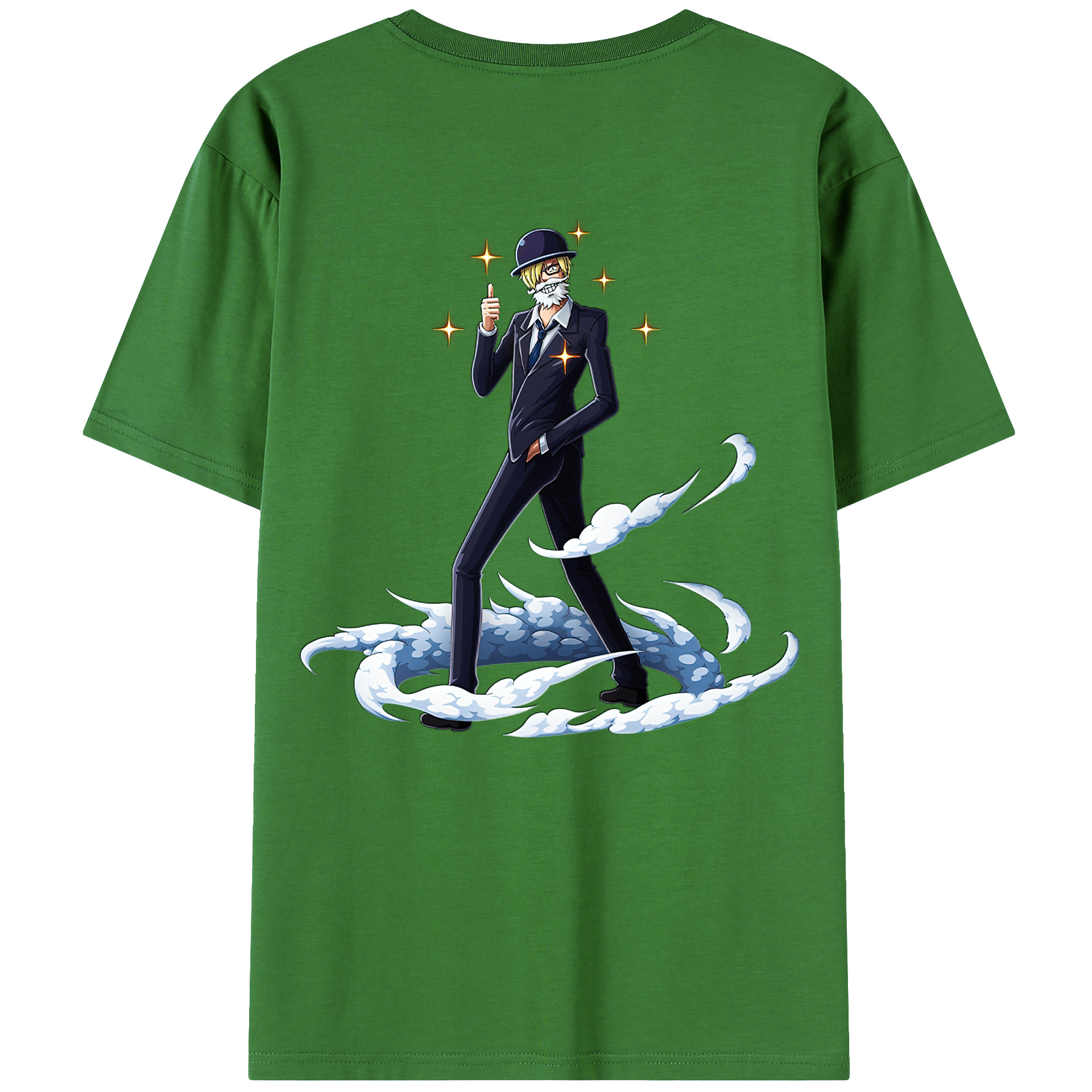 （画像用） ワンピース サンジ ONE PIECE Sanji レディース半袖Tシャツ(バックプリント)